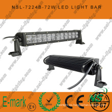 72W, luz de trabajo LED de 13 pulgadas, barra de luces LED Creee de 24PCS * 3W para camiones